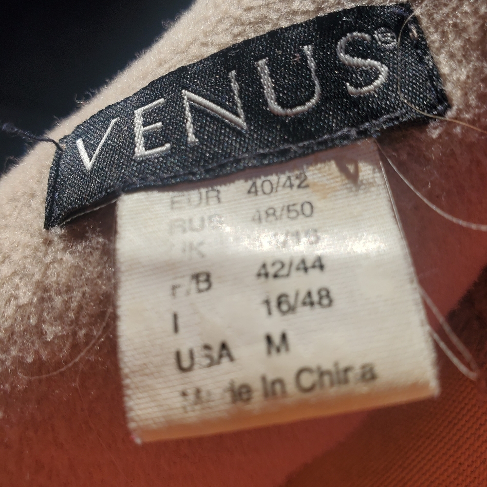 VENUS Beige Drape Ruffle Jacket - Picture 6 of 6